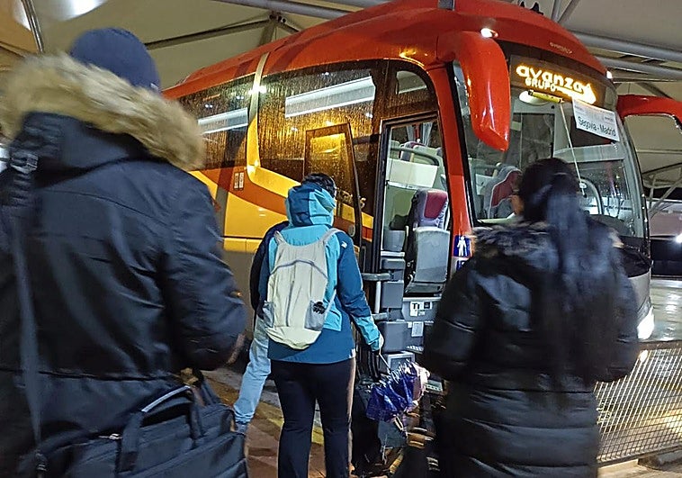 Avanza atribuye a «actos vandálicos» la salida fallida a Madrid de 12 autobuses desde Segovia